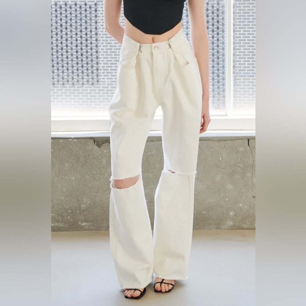 Storets Vera Slash Cutout Jeans